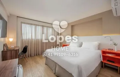 Apartamento com 1 quarto à venda na avenida joão gualberto, 1276, alto da glória, curitiba, 26 m2 por r$ 470.000