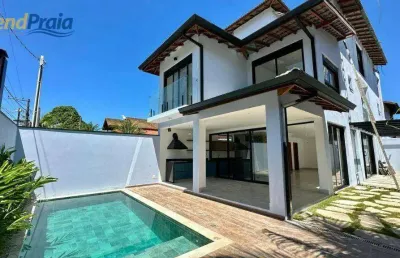 Casa com 4 dormitórios à venda, 182 m² por r$ 3.200.000,00 - juquehy - são sebastião/sp