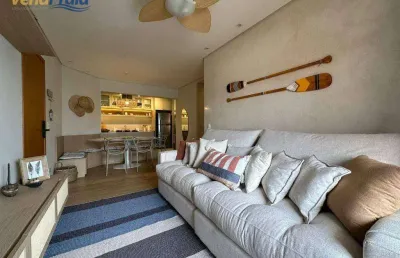 Apartamento com 2 dormitórios à venda, 78 m² por r$ 1.100.000,00 - pontal da cruz - são sebastião/sp