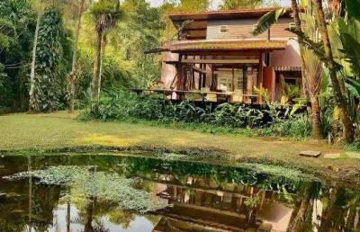 Casa com 3 dormitórios à venda, 250 m² por r$ 2.000.000,00 - sertão do cambury - são sebastião/sp