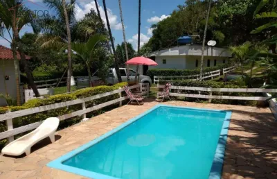 Chácara com 4 dormitórios à venda, 30000 m² por r$ 1.000.000,00 - jardim pedra branca - santa isabel/sp