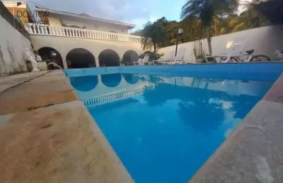 Casa com 5 dormitórios à venda, 350 m² por r$ 1.200.000,00 - balneário praia do pernambuco - guarujá/sp