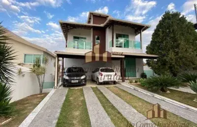 Casa em condomínio fechado com 3 quartos à venda na rua alan stacey, 33, ponte alta, betim por r$ 1.500.000