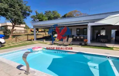 Casa em condomínio fechado com 3 quartos à venda no canto da siriema, jaboticatubas  por r$ 1.597.000