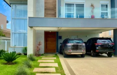 Maravilhosa casa de alto padrão com 281m² no condomínio terras de jundiaí
