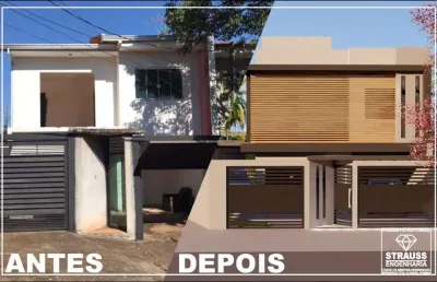 Sobrado para venda em maringá, jardim paris, 3 dormitórios, 2 suítes, 4 banheiros, 3 vagas