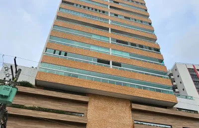 Lindo apartamento à venda no copacabana beach alto padrão 3 suítes, localizado no bairro  guilhermina - praia grande-sp