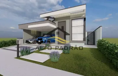 Casa em condomínio fechado com 3 quartos à venda na rua projetada 16, residencial michelangelo, engenheiro coelho por r$ 950.000