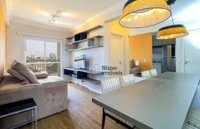 Apartamento com 2 dormitórios, 60 m² - venda por r$ 450.000,00 ou aluguel por r$ 3.079,00/mês - jardim são domingos - americana/sp