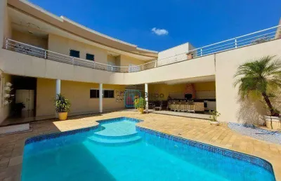 Casa residencial mobiliada com 3 dormitórios para alugar, 389 m² por r$ 10.228/mês - vila nossa senhora de fátima - americana/sp