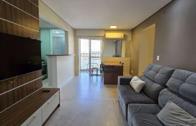 Apartamento residencial mobiliado com 3 dormitórios, 70 m² - venda por r$ 520.000 ou aluguel por r$ 3.884/mês - jardim santana - americana/sp