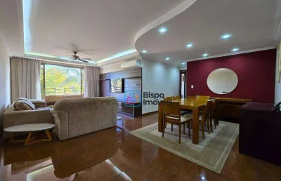 Apartamento residencial mobiliado com 3 dormitórios para alugar, 225 m² por r$ 5.410/mês - vila frezzarim - americana/sp