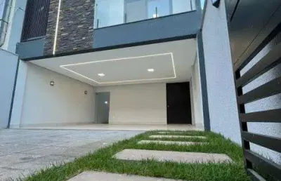 Sobrado alto padrão 3 suites plenas, hidromassagem 4 vagas, piscina, churrasqueira jd. atlantico