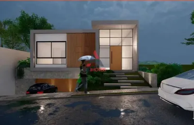 Casa linear alto padrão com 3 suítes no condomínio estrela alta