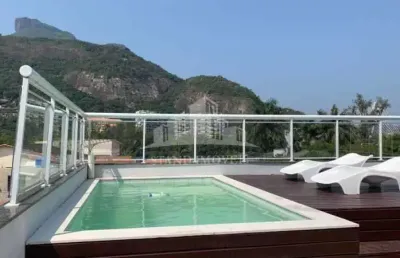 Cobertura com 2 quartos à venda na alameda dalton barreto, barra da tijuca, rio de janeiro, 110 m2 por r$ 560.000