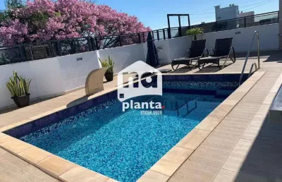 Cobertura à venda no bairro estreito em florianópolis-sc, com 3 quartos, 1 suíte, 2 vagas