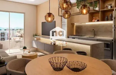 Apartamento à venda no bairro barreiros em são josé-sc, com 2 quartos, 1 suíte, 1 vaga