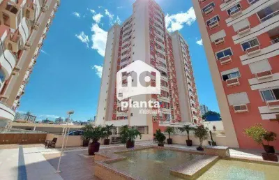Apartamento à venda no bairro barreiros em são josé-sc, com 3 quartos, 1 suíte, 2 vagas