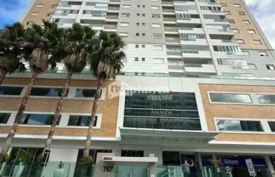Apartamento 3 dormitórios, mobiliado com 2 vagas, bairro campinas, são josé-sc