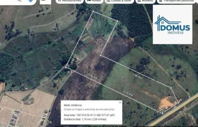 Área à venda, 100000 m² por r$ 15.000.000,00 - jd. campo grande - caçapava/sp