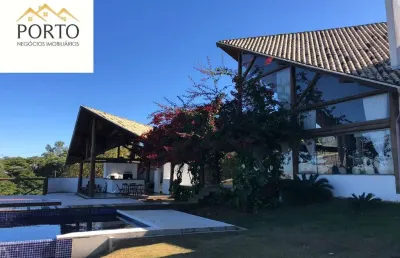 Casa de luxo em condomínio: 5 quartos, 5 suítes, 3 salas, 8 banheiros, 17 vagas de garagem em louveira-sp no bairro residencial jardim primavera - 760m².