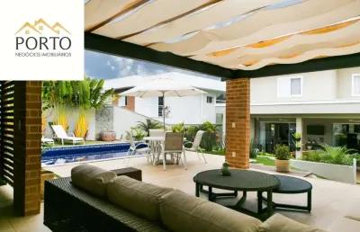 Casa de luxo em condomínio no centro de vinhedo-sp: 3 quartos, 3 suítes, 3 salas, 6 banheiros, 5 vagas, 320m². aproveite!