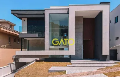 Casa com 4 dormitórios à venda, 555 m² por r$ 8.600.000,00 - tamboré 10 - santana de parnaíba/sp