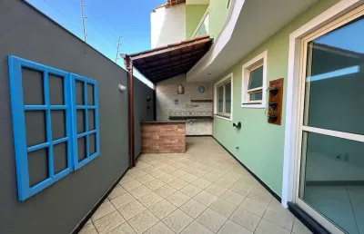 Casa duplex para venda em guarapari, jardim santa rosa, 3 dormitórios, 1 suíte, 2 banheiros, 1 vaga