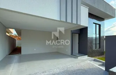 Casa estilo clássica | lot. montreal | três rios do norte | 3 quartos (1 suíte + 2 demi) | 152m²