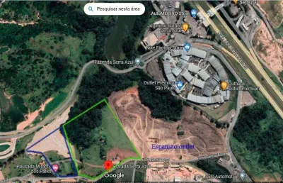 Àrea com 94 mil m2, vizinho ao outlet premium itupeva