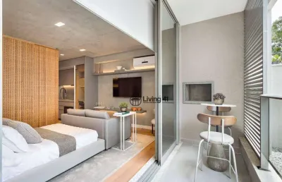 Studio com 1 dormitório à venda, 36 m² por r$ 612.000,00 - barigui - curitiba/pr