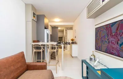 Apartamento garden com 1 dormitório à venda, 32 m² por r$ 430.000,00 - bigorrilho - curitiba/pr