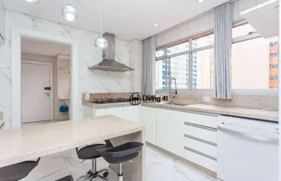 Apartamento com 4 dormitórios para alugar, 222 m² por r$ 9.500/mês - batel - curitiba/pr