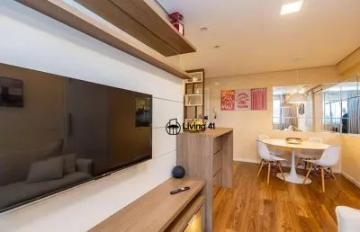 Apartamento porteira fechada com 2 dormitórios à venda por r$ 419.900 - guaíra - curitiba/pr