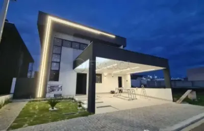 Linda casa inteligente no condomínio reserva aruanã | 3 dormitórios
