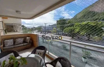 Edifício reserva do abaré - apartamento de 4 qts c/ 2 suítes e 2 varandas  em itaipu - próximo a entrada de itacoatiara