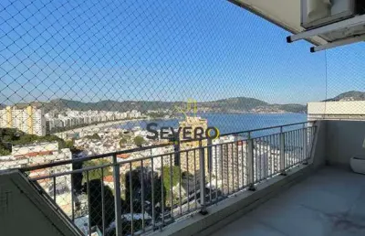 Condomínio do edifício jayme maciel - cobertura 3 quartos com suíte e vista mar no ingá niterói rj
