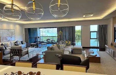 Condomínio do edifício palazzo borghese - apartamento alto padrão com 4 quartos frente para o mar