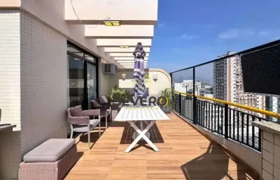 Condomínio edifício gaudi - cobertura com 3 quartos, sendo os 3 suítes em icaraí.