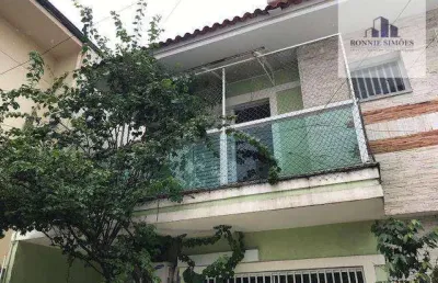 Sobrado com varanda a venda, santa terezinha, 3 suítes + escritório, ar condicionado, 2 vagas, portão eletrônico. próximo salsiano, padaria santtropez