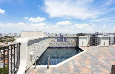 Cobertura disponível para alugar e venda, moema, 182 m², 2 dormitórios, 1 suíte, 2 salas, 2 vagas de garagem, são paulo.