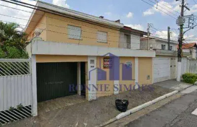 Sobrado residencial à venda, 380 m² terreno, campo grande, 4 dormitórios, 2 suítes, 1 sala, banheiros, 3 vagas