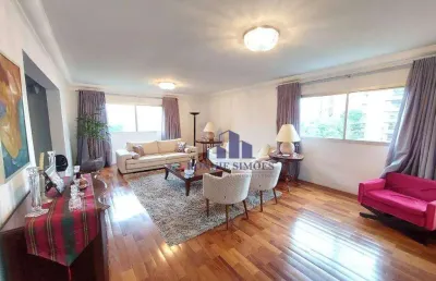 Vendo belíssimo apartamento em moema, 262 m², 3 dormitórios, 3 suítes, 4 salas, 5 banheiros, 5 vagas