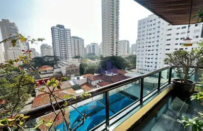 Apartamento à venda em moema, 242, edifício green house, 4 dormitórios, 4 suítes, 2 salas, 5 banheiros, 4 vagas, proximo do shopping ibirapuera