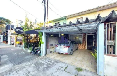 Sobrado à venda, 110 m², terreno, 120 m² ac, 2 dormitórios, 2 salas, 3 banheiros, quintal com edicula, 1 vaga