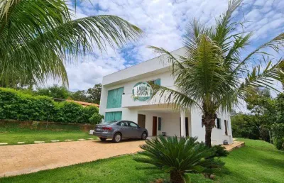 Casa com 4 dormitórios à venda, 321 m² por r$ 910.000,00 - condomínio vale do luar - jaboticatubas/mg