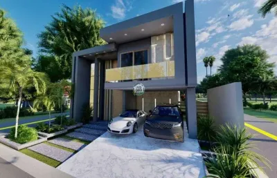Casa com 4 dormitórios à venda, 296 m² por r$ 2.380.000,00 - condomínio gran park toscana - vespasiano/mg