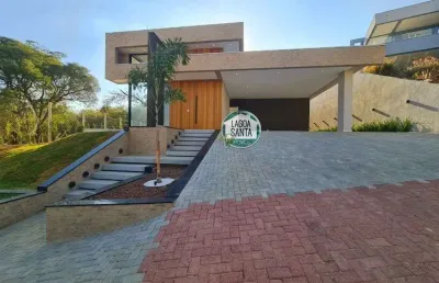 Casa com 4 dormitórios à venda, 229 m² por r$ 1.990.000,00 - condomínio gran royalle - lagoa santa/mg