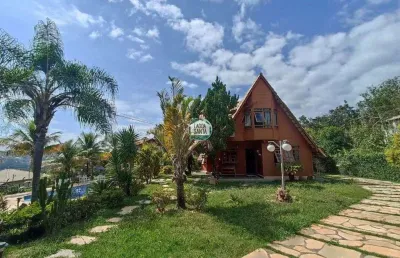 Casa com 6 dormitórios à venda, 470 m² por r$ 2.000.000 - recanto da lagoa - lagoa santa/mg