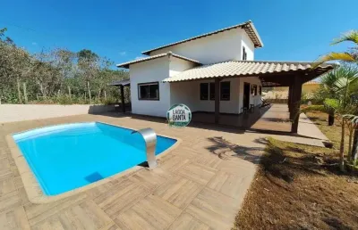 Casa com 3 dormitórios à venda, 201 m² por r$ 970.000,00 - condomínio vale do luar - jaboticatubas/mg